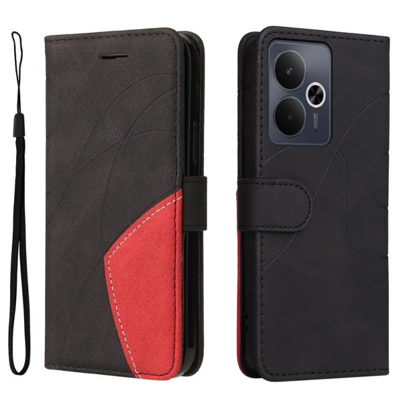 Housse Realme 14 5G / 14T 5G Bicolore Ondulation