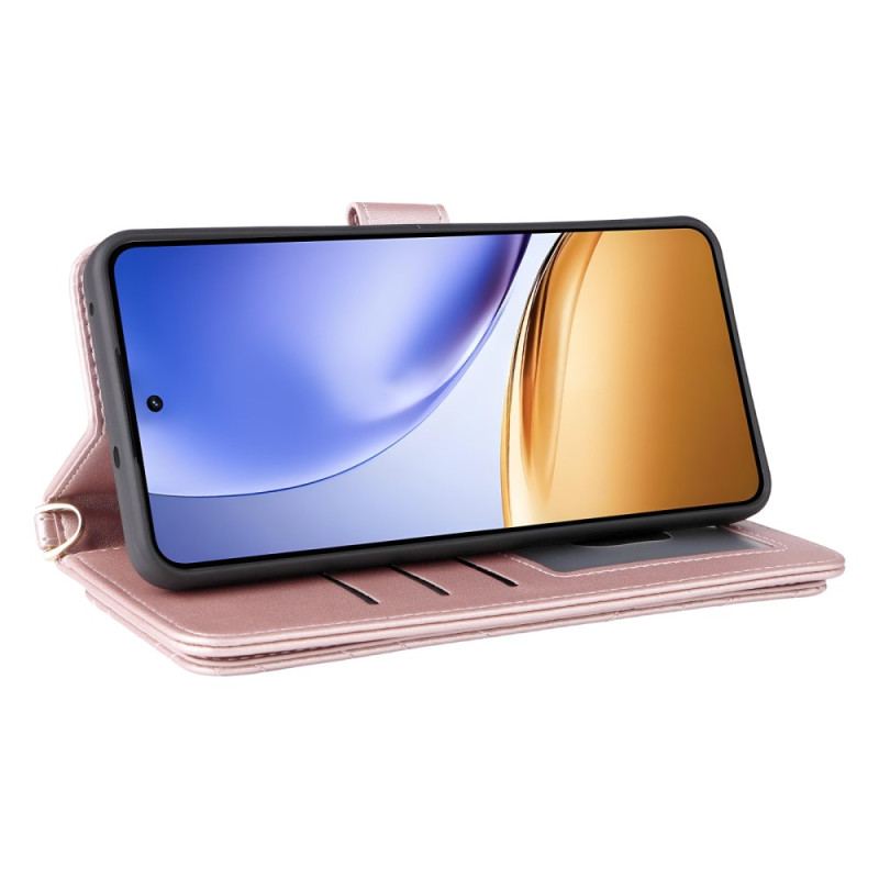 Housse Realme 14 5G / 14T 5G Lanière et Bandoulière