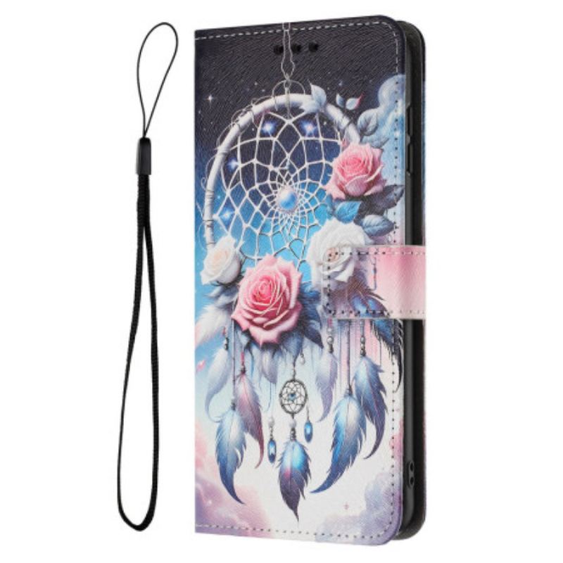 Housse Realme 14 5G / 14T 5G / P3 5G Motif Floral et Attrape-Rêvs