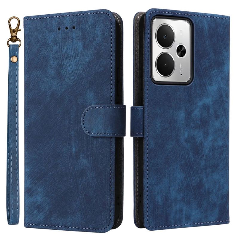 Housse Realme 14 5G / 14T 5G Protection RFID Effet Daim