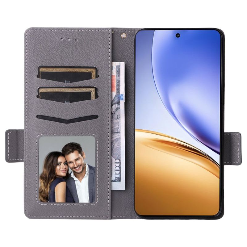 Housse Realme 14 5G / 14T 5G Texture Litchi à Lanière