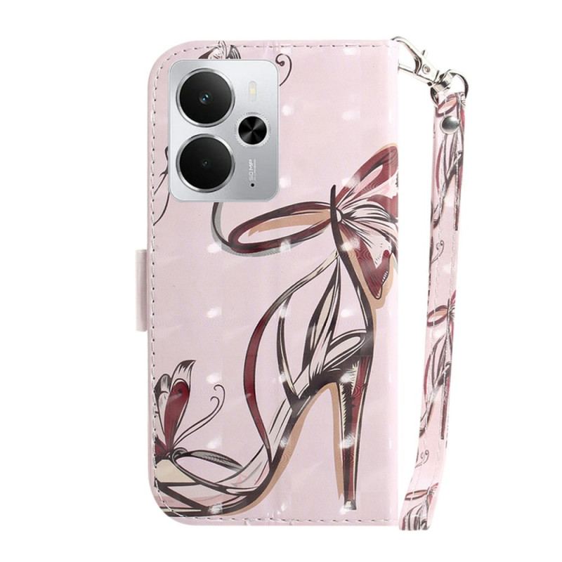 Housse Realme 14 5G Escarpin à Lanière