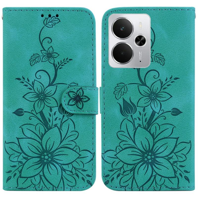 Housse Realme 14 5G Fleurs de Lys