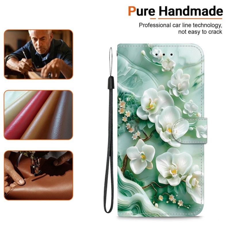 Housse Realme 14 5G Motif Fleurs de Jade