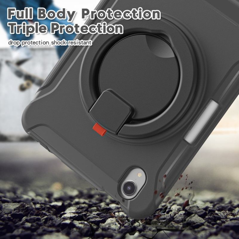 Coque iPad Mini 6 (2021) Ultra Résistante Anneau-Support Rotatif