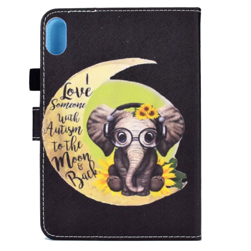 Housse iPad Mini 6 (2021) Éléphant Fun