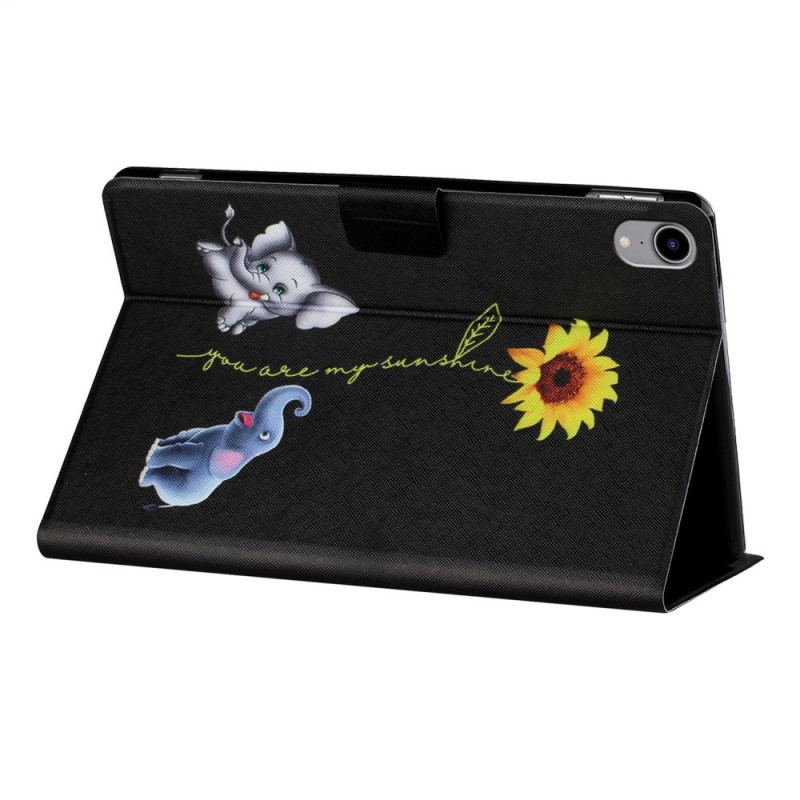 Housse iPad Mini 6 (2021) Éléphants Tournesol