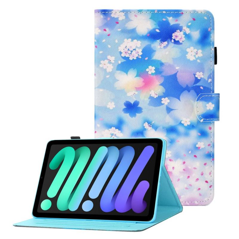 Housse iPad Mini 6 (2021) Fleurs Aquarelle