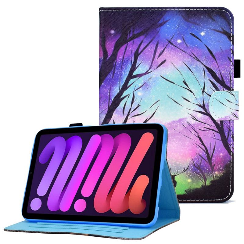 Housse iPad Mini 6 (2021) Forêt et Cerf