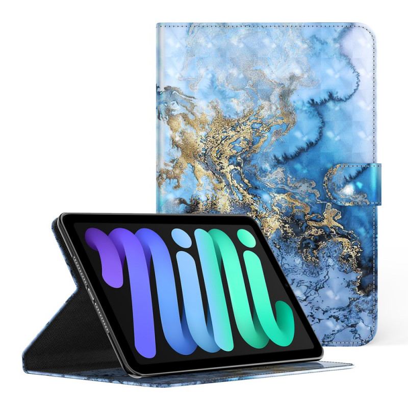 Housse iPad Mini 6 (2021) Light Spot Marbre