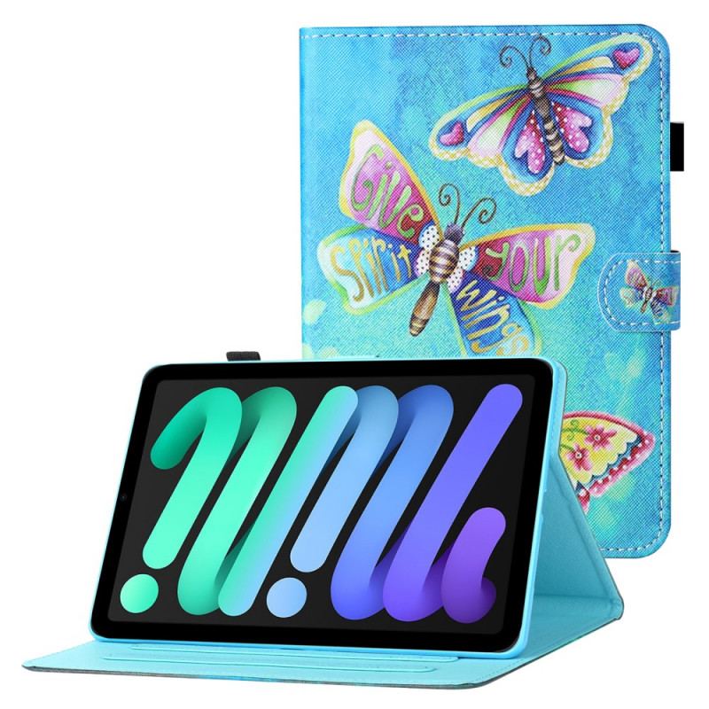 Housse iPad Mini 6 (2021) Papillons Multicolores
