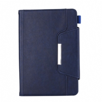 Housse iPad Mini 6 (2021) Simili Cuir Fermoir Argenté
