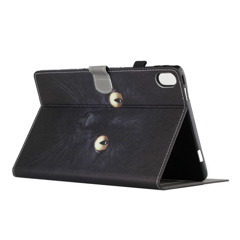 Housse iPad Mini 6 (2021) Yeux de Chat Noir