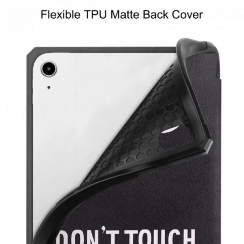 Smart Case iPad Mini 6 (2021) Porte-Stylet Don't Touch Me