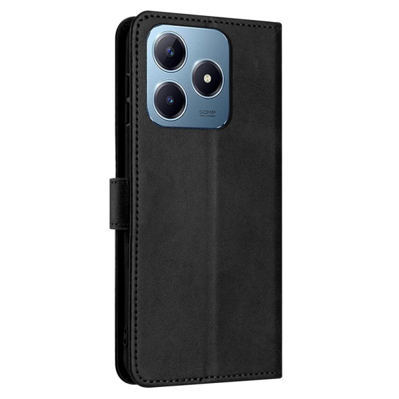 Housse Realme Note 60 / 60X / C63 / C61 Effet Mat à Lanière