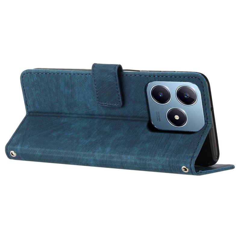 Housse Realme Note 60 / 60X / C63 / C61 Lignes Rétro