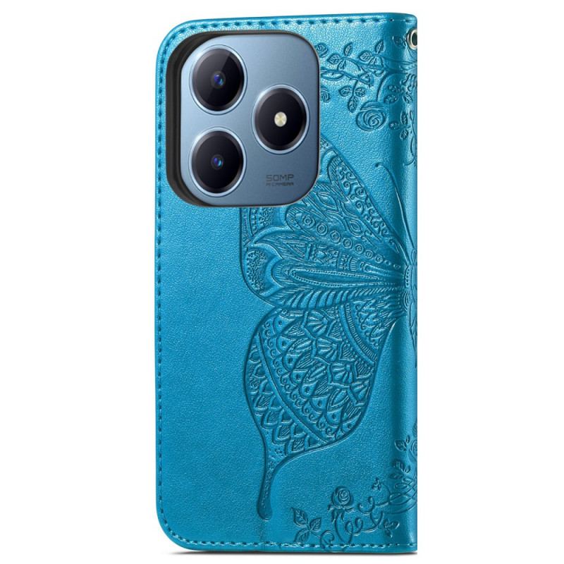 Housse Realme Note 60 / 60X / C63 / C61 Papillon Baroque