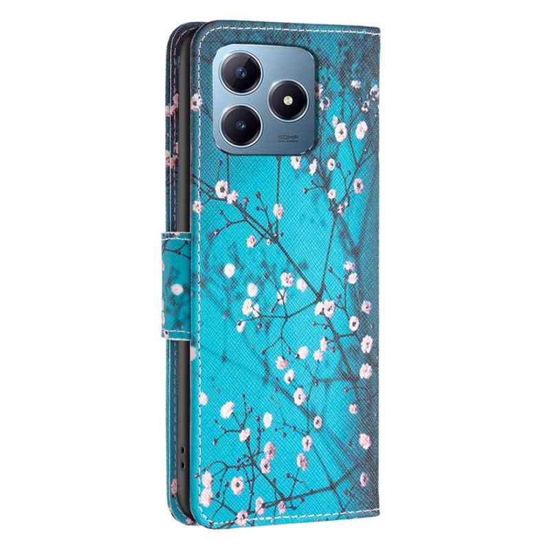 Housse Realme Note 60X / C63 / C61 Fleurs de Prunier