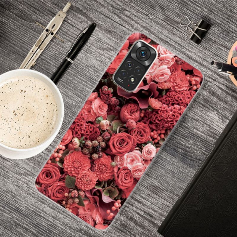 Coque Xiaomi Redmi Note 11 Pro /  Note 11 Pro 5G Fleurs Intenses