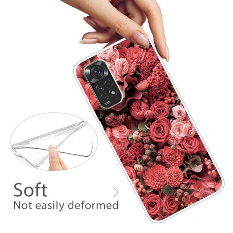 Coque Xiaomi Redmi Note 11 Pro /  Note 11 Pro 5G Fleurs Intenses
