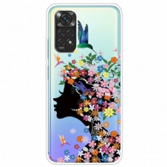 Coque Xiaomi Redmi Note 11 Pro /  Note 11 Pro 5G Jolie Tête Fleurie
