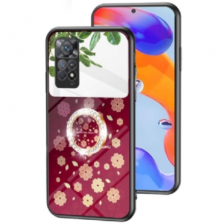 Coque Xiaomi Redmi Note 11 Pro / Note 11 Pro 5G Miroir avec Anneau Rotatif