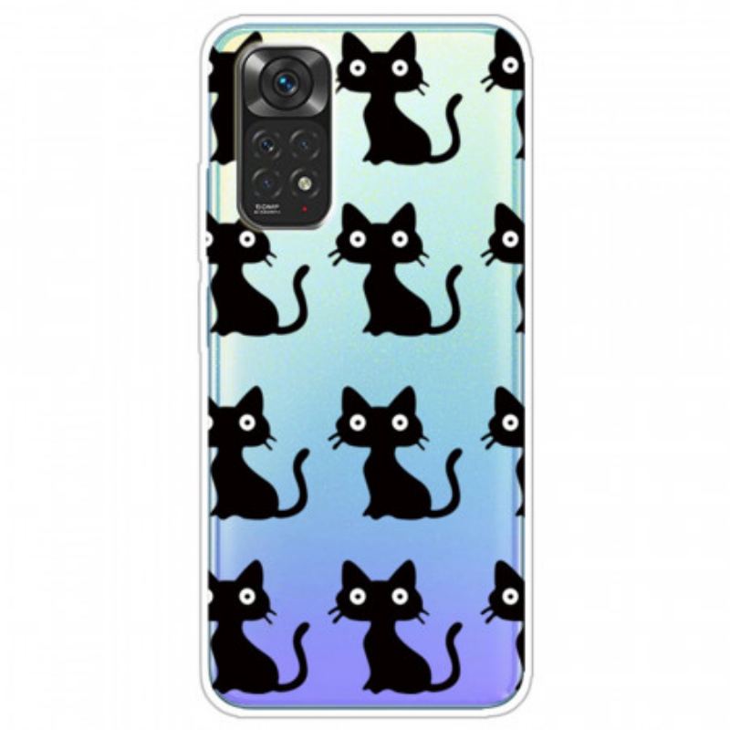 Coque Xiaomi Redmi Note 11 Pro /  Note 11 Pro 5G Multiples Chats Noirs