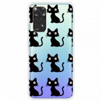 Coque Xiaomi Redmi Note 11 Pro /  Note 11 Pro 5G Multiples Chats Noirs