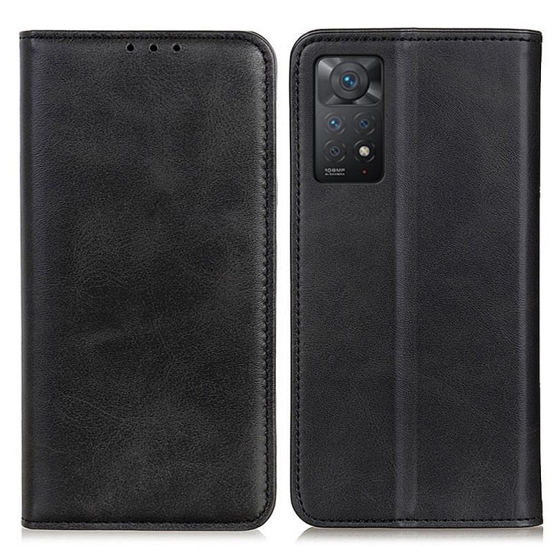 Flip Cover Xiaomi Redmi Note 11 Pro / Note 11 Pro 5G Cuir Fendu Élégance