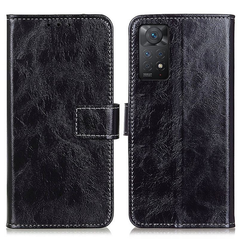 Housse Xiaomi Redmi Note 11 Pro / Note 11 Pro 5G Brillante et Coutures Apparentes