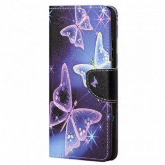 Housse Xiaomi Redmi Note 11 Pro / Note 11 Pro 5G Papillons Néons