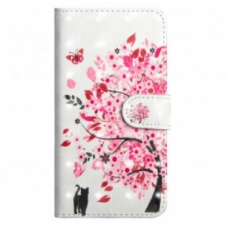 Housse Samsung Galaxy A30 / A20 Arbre Rose