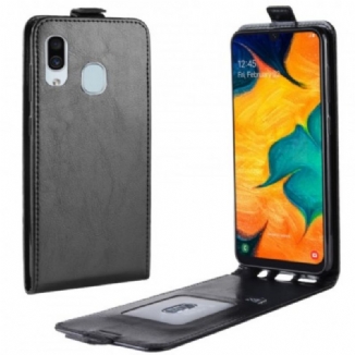Housse Samsung Galaxy A30 / A20 Rabattable Effet Cuir