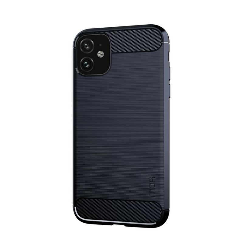 Coque iPhone 11 Fibre Carbone Brossée MOFI