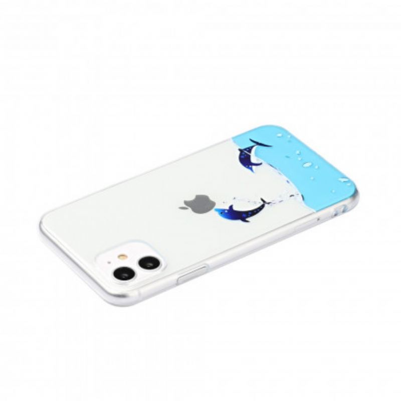 Coque iPhone 11 Jeux de Dauphins
