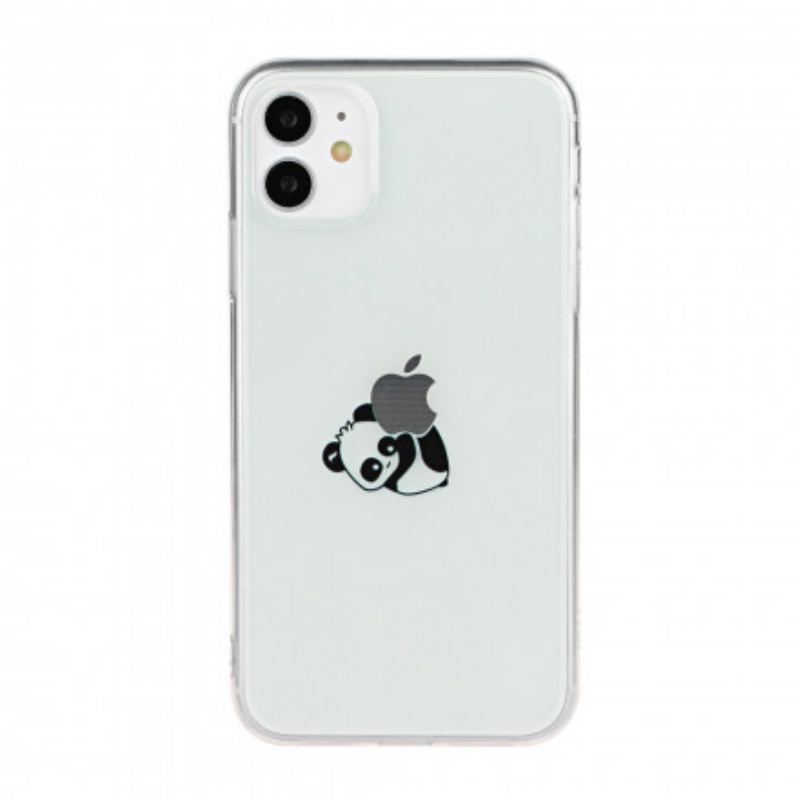 Coque iPhone 11 Jeux de Panda Logo