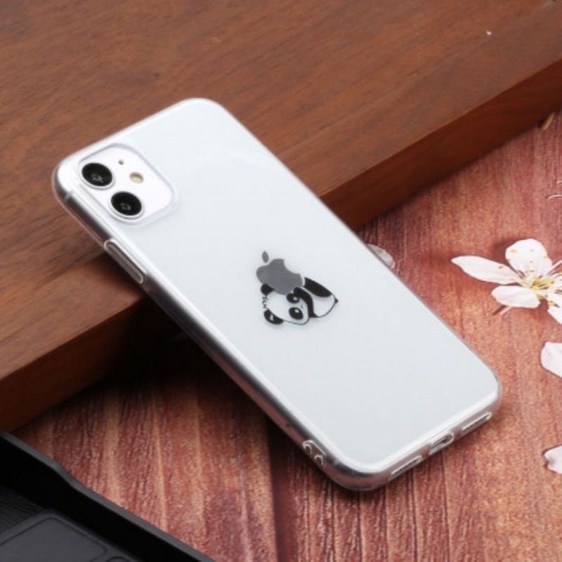 Coque iPhone 11 Jeux de Panda Logo