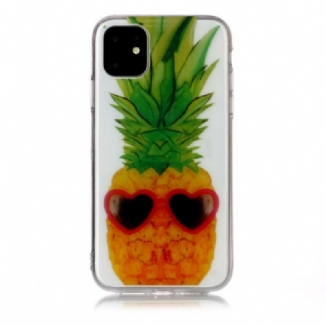 Coque iPhone 11 Transparente Incognito Ananas