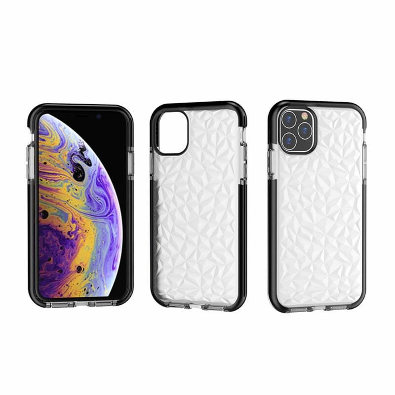 Coque iPhone 11 Transparente Texture Diamant