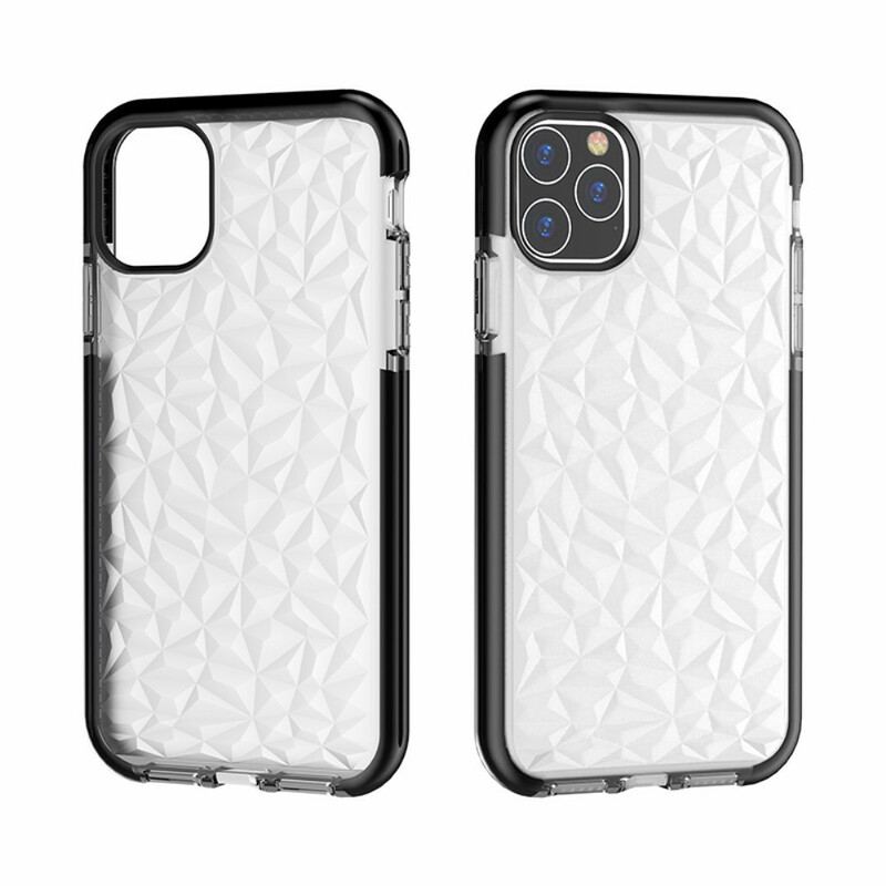 Coque iPhone 11 Transparente Texture Diamant