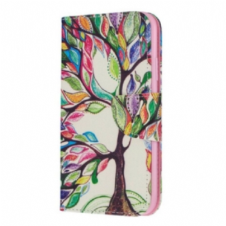 Housse iPhone 11 Arbre Coloré