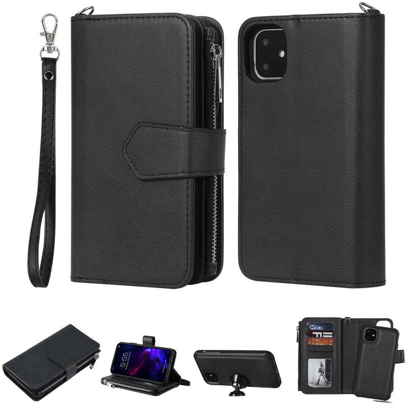 Housse iPhone 11 Coque Détachable Portefeuille