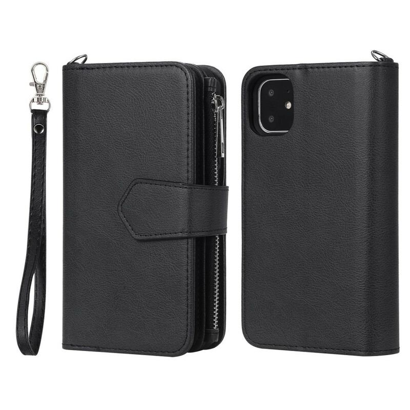 Housse iPhone 11 Coque Détachable Portefeuille