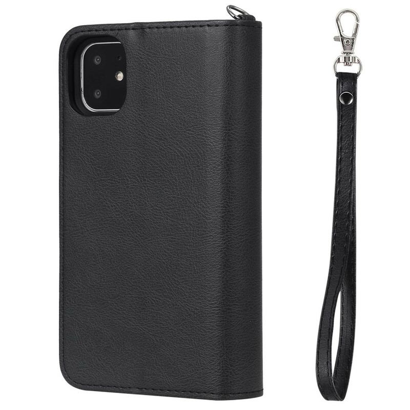 Housse iPhone 11 Coque Détachable Portefeuille