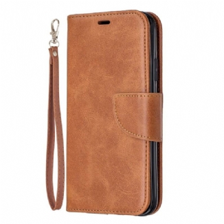Housse iPhone 11 Style Cuir à Lanière