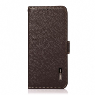 Housse Vivo V23 5G Cuir Litchi KHAZNEH Protection RFID