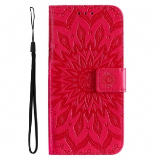 Housse Vivo V23 5G Mandala Soleil avec Lanière