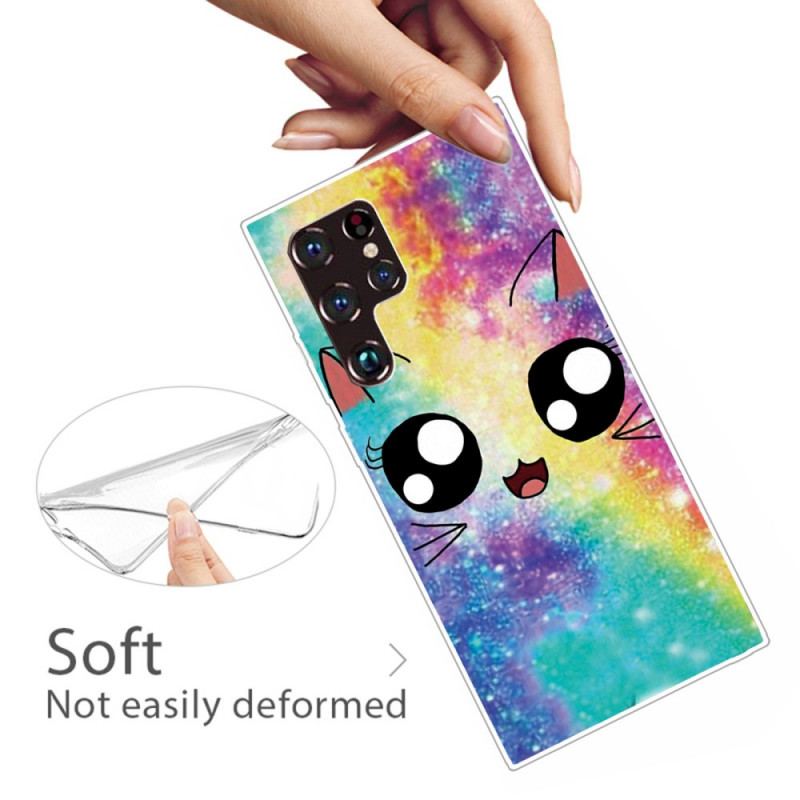 Coque Samsung Galaxy S22 Ultra 5G Chat Cartoon