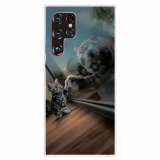 Coque Samsung Galaxy S22 Ultra 5G Rêve de Chaton