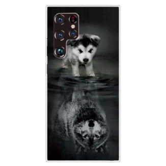 Coque Samsung Galaxy S22 Ultra 5G Rêve de Chiot